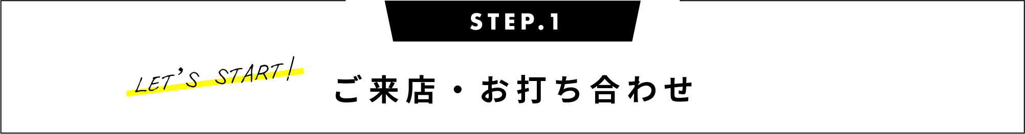 ご来店・お打ち合わせ