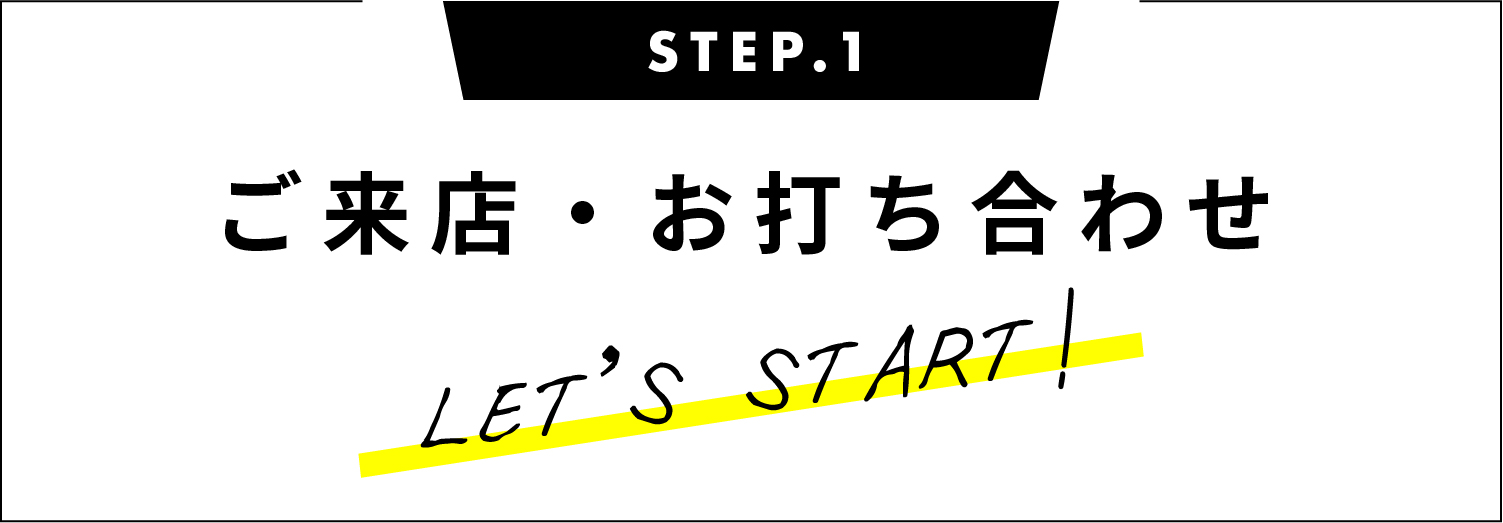 ご来店・お打ち合わせ